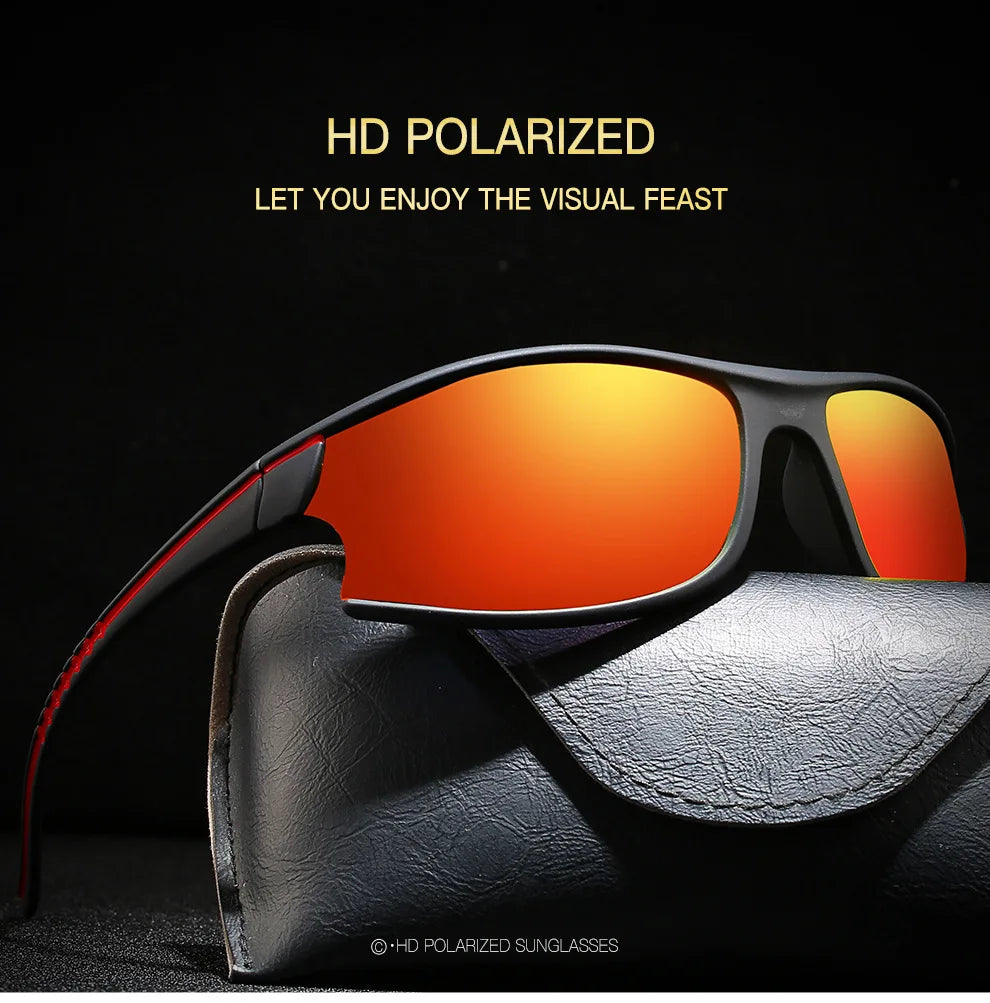 Polarized Sports Sunglasses for Men: Ideal for Cycling, Running, Fishing, and More