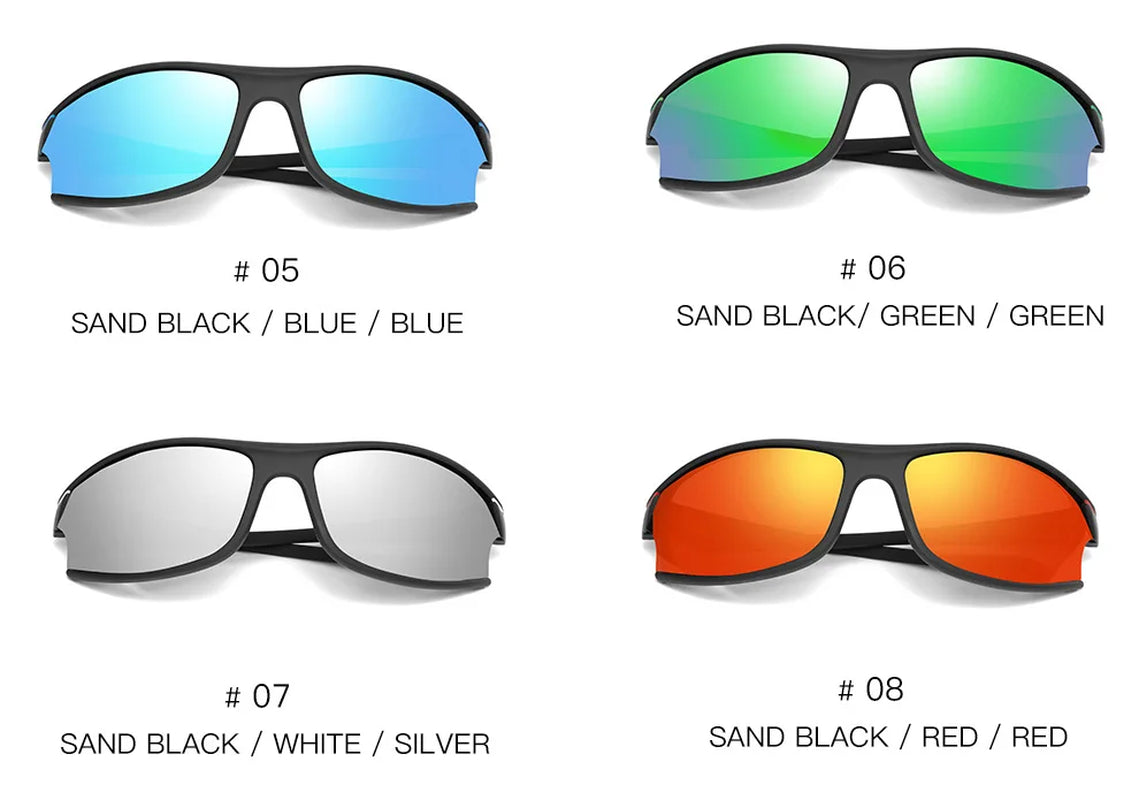 Polarized Sports Sunglasses for Men: Ideal for Cycling, Running, Fishing, and More