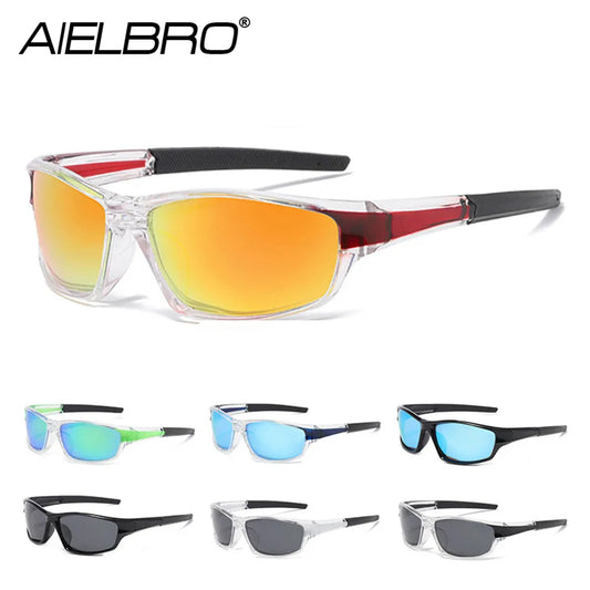 AIELBRO Men'S Sunglasses Cycling Sunglasses Outdoor Sports Sunglasses Eyewear Cycling Polarized Glasses Sunglasses for Men