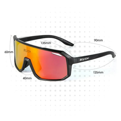 2 Pack Polarized Cycling Sunglasses Sports Sunglasses, UV400 Protection Running Fishing Driving Baseball Glasses for Men Women