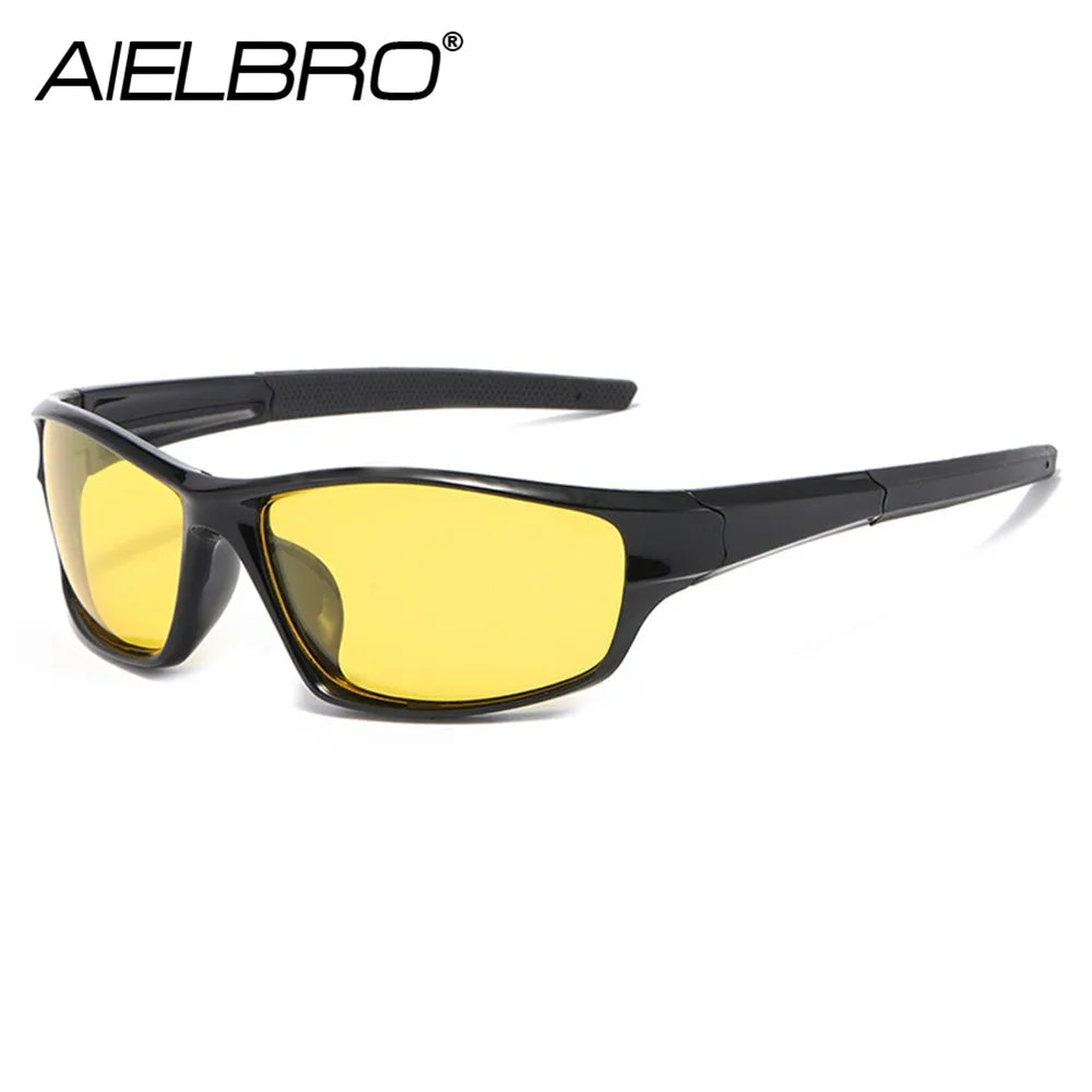 AIELBRO Men'S Sunglasses Cycling Sunglasses Outdoor Sports Sunglasses Eyewear Cycling Polarized Glasses Sunglasses for Men