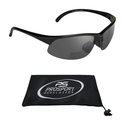 BIFOCAL Sunglass Sun Reader Sport Wrap around Outdoor Gray Men Women