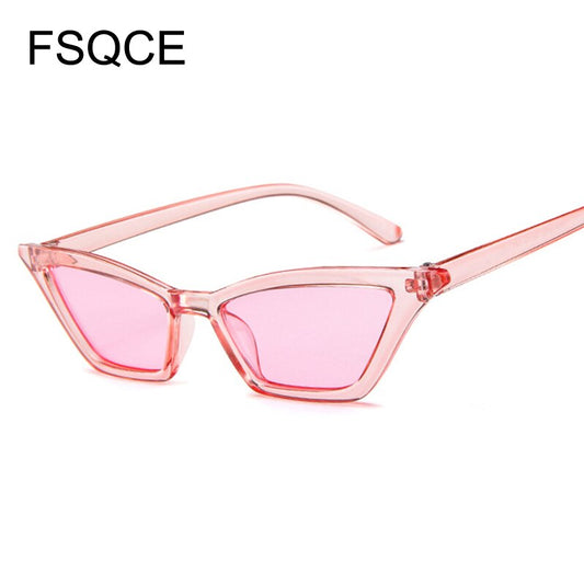 Vintage Sunglasses Women New Female Vintage Cat Eye Sunglasses Women Brand Designer Fashion Retro Small Sun Glasses for Ladies